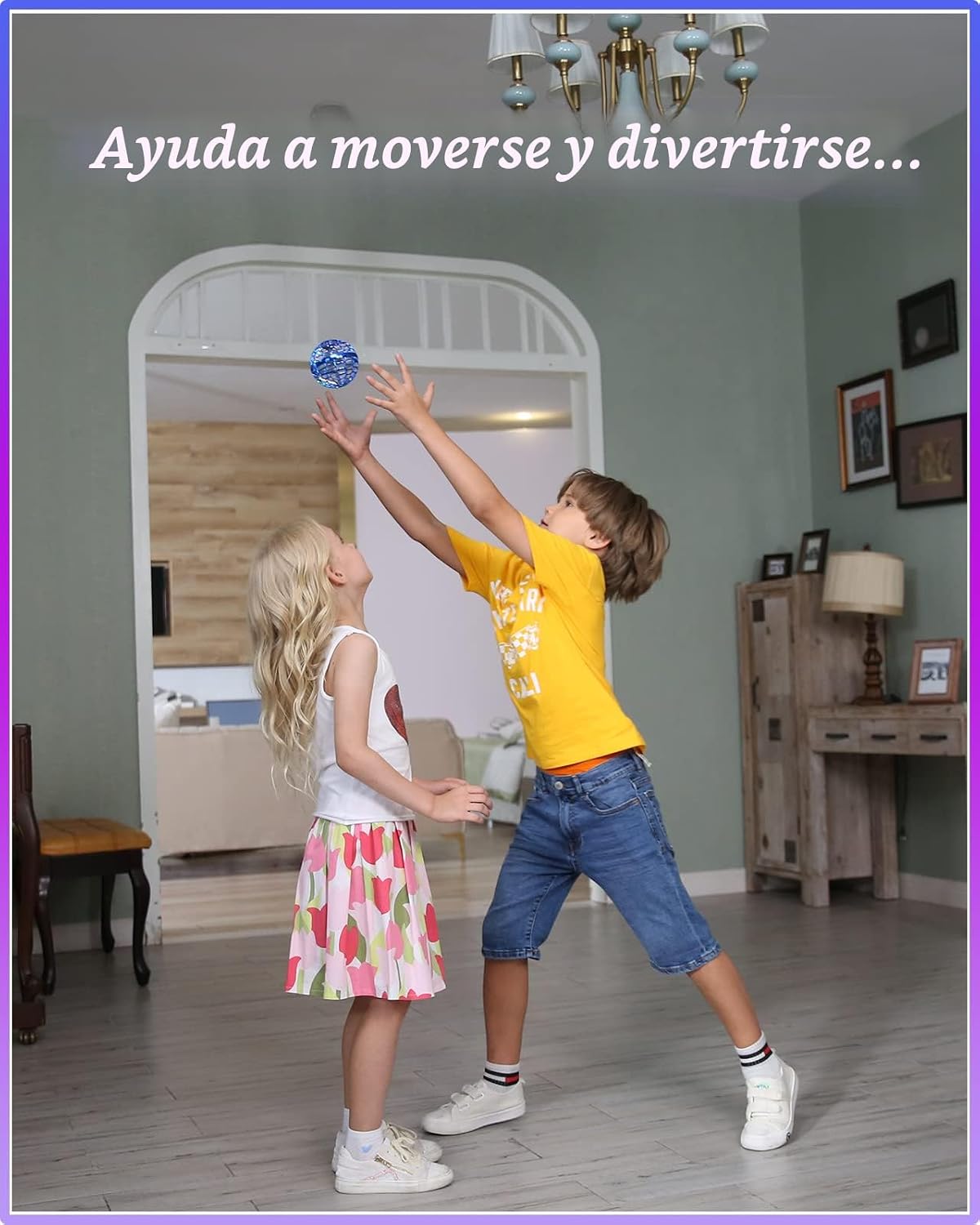 Bola Voladora Interactiva LED