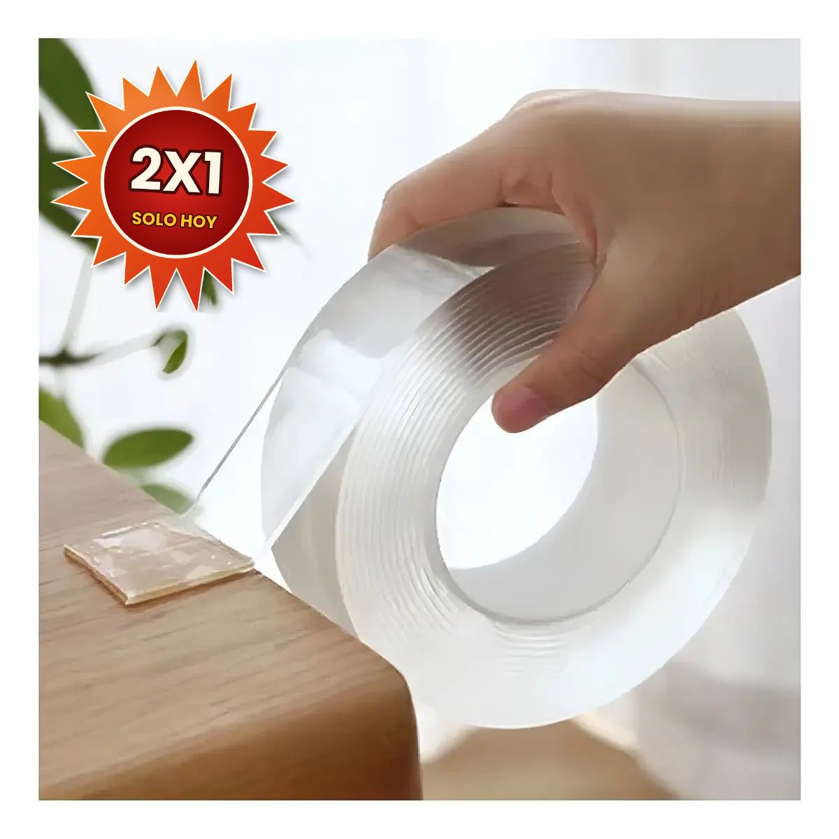 Cinta Doble faz Ultra Resistente y Reutilizable